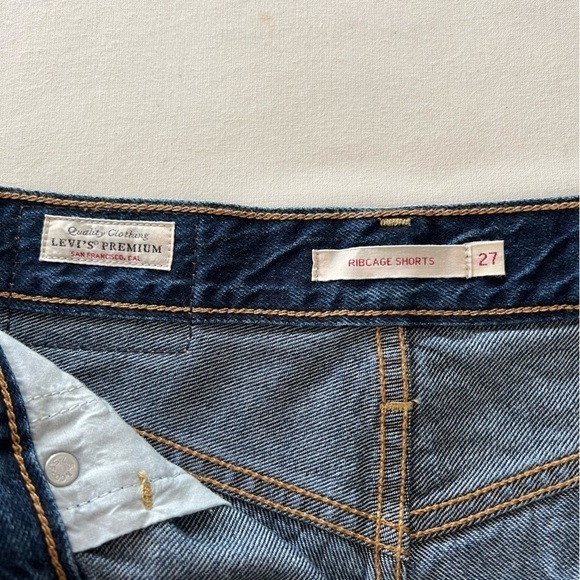 Unworn Sample - Levi's Ribcage Shorts in Noe Dark Mineral - Picture 7 of 14